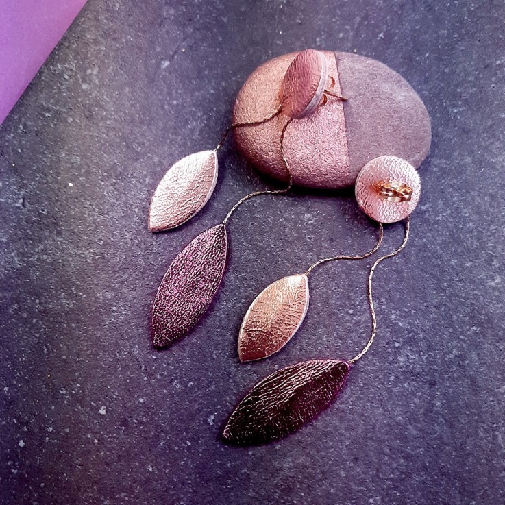 Boucles d'oreilles COCOTTE Cassis