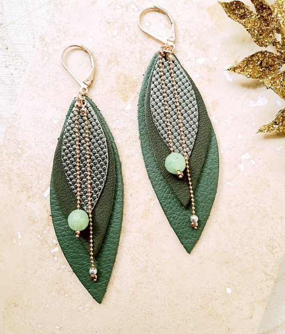 Boucles d'oreilles POP Vert...