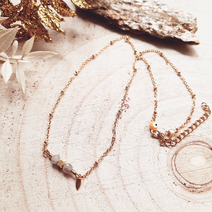 Collier COMETE Labradorite