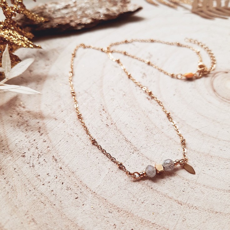 Collier COMETE Labradorite
