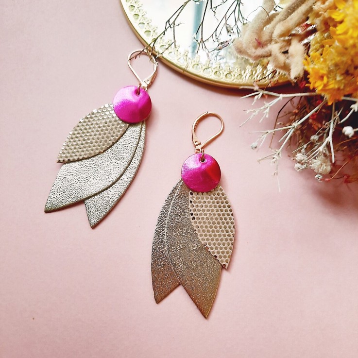 Boucles d'oreilles CELESTE Abeille