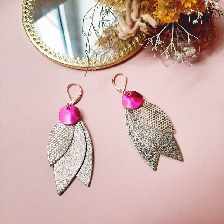 Boucles d'oreilles CELESTE Abeille