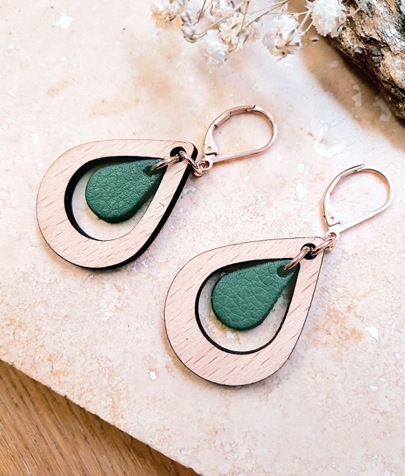 Boucles d'oreilles AMANDE...