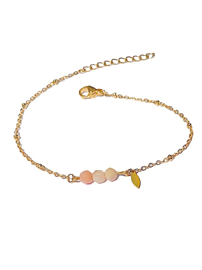 Bracelet POINTS pierres de Lune