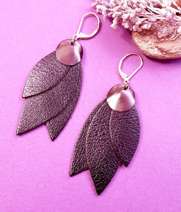 Boucles d'oreilles longues...