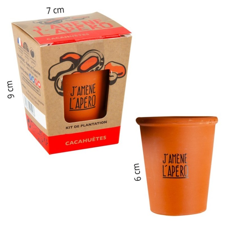 Kit de plantation "J'amène l'apéro" - Cacahuètes à semer