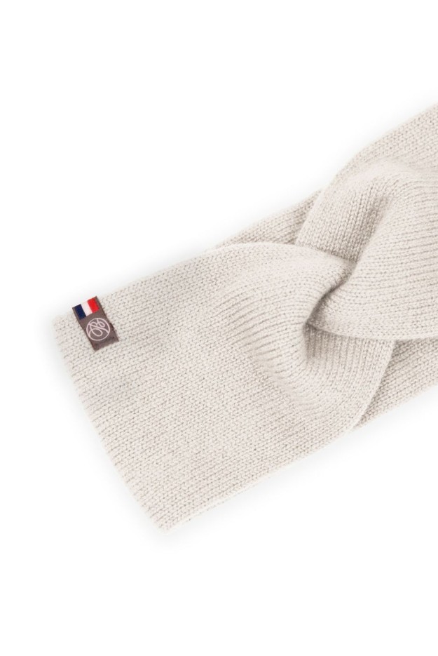 Bandeau Paule, laine, cachemire et soie