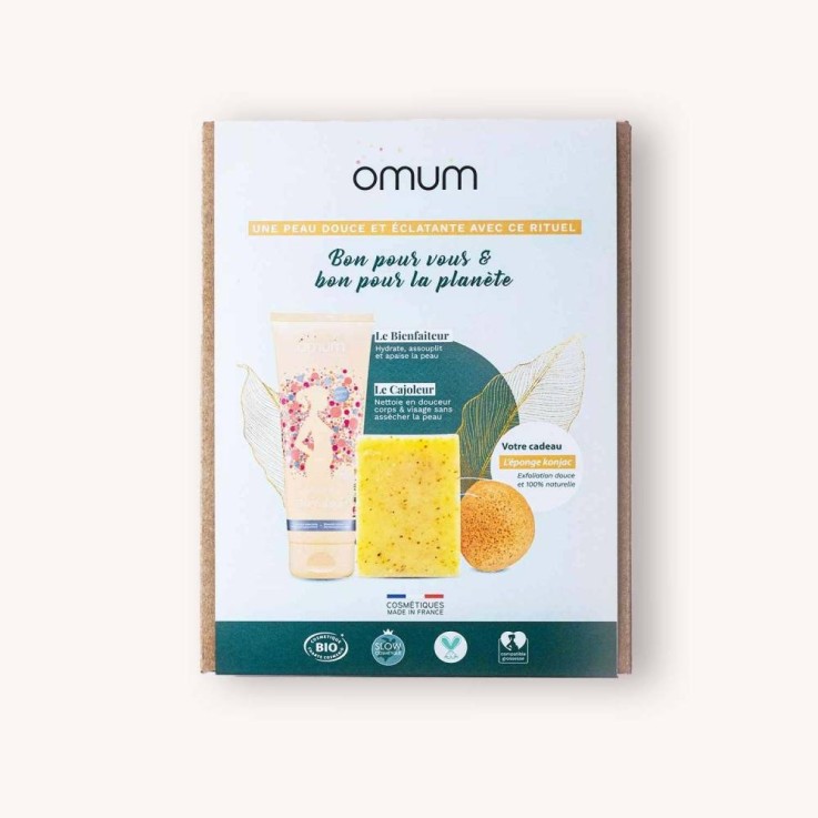 Coffret Peau Douce et Eclatante Cadeau hydratation écoresponsable Bio