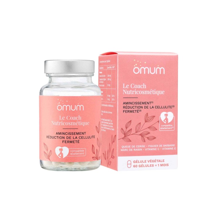 Complément alimentaire Minceur, Cellulite, Fermeté Le Coach (60 gélules) Vegan