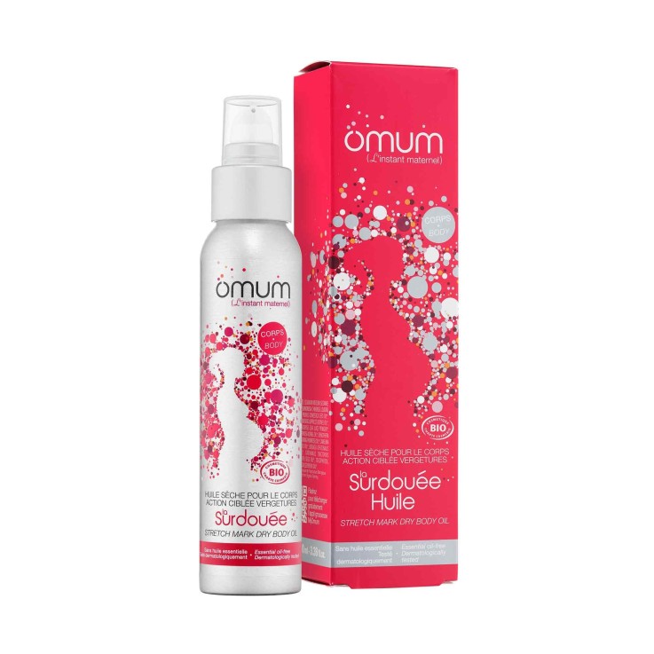 Huile sèche pour le corps action ciblée vergetures La Surdouée (100 ml) Bio