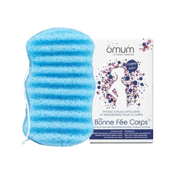 Eponge konjac corps exfoliante et régénérante Ma Bonne Fée Bio