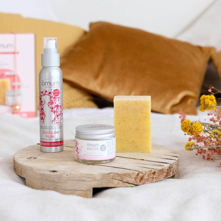 Coffret Cadeau Solutions Vergetures Rituel grossesse Bio