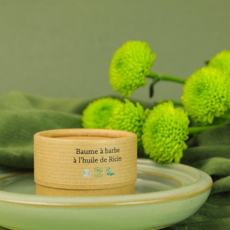 Baume à barbe à l'Huile de Ricin Bio