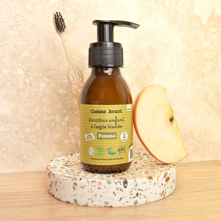 Dentifrice à l'Argile Blanche - Pomme (90 ml)