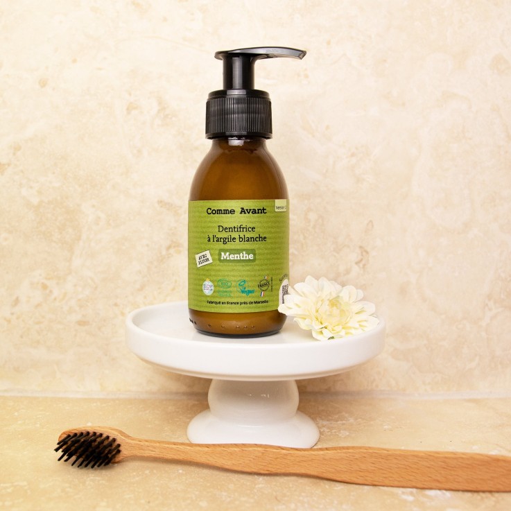 Dentifrice à l'Argile Blanche - Menthe Bio