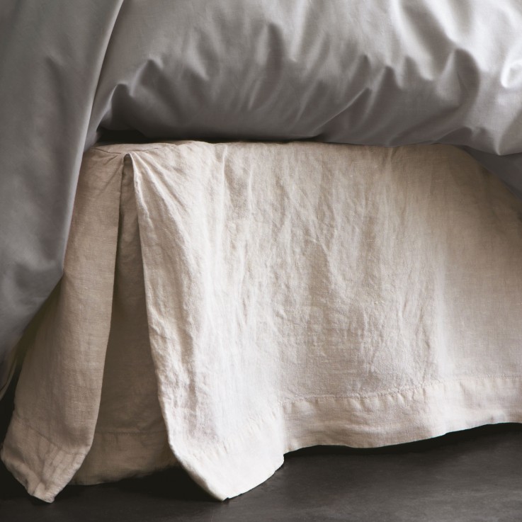 Cache-sommier Naturellement Lin