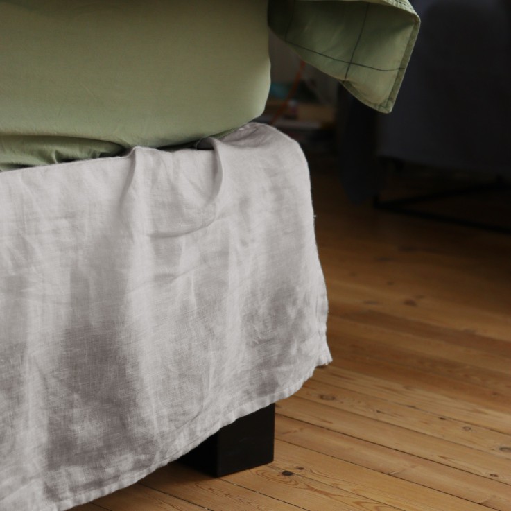 Cache-sommier Naturellement Lin