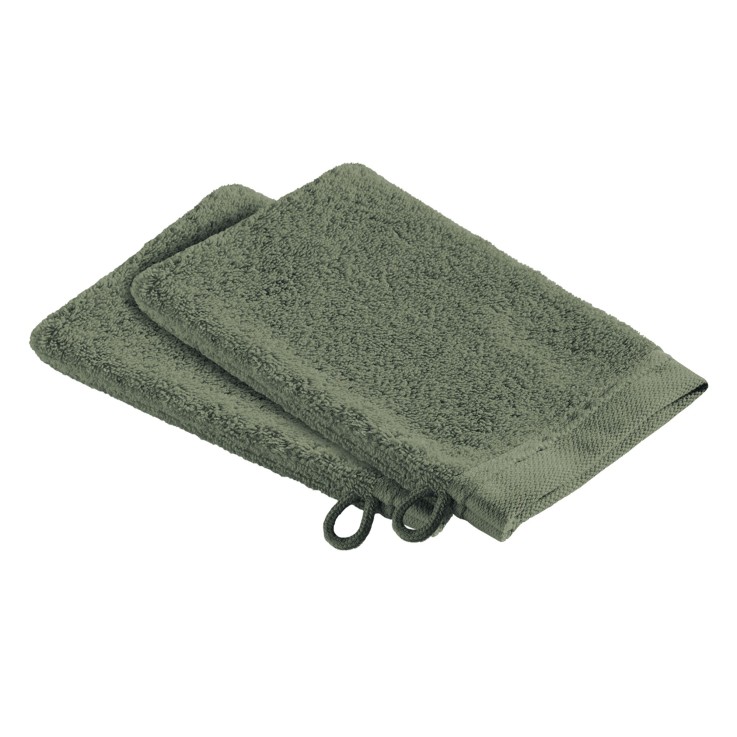 Lot de 2 gants de toilette Coton Bio