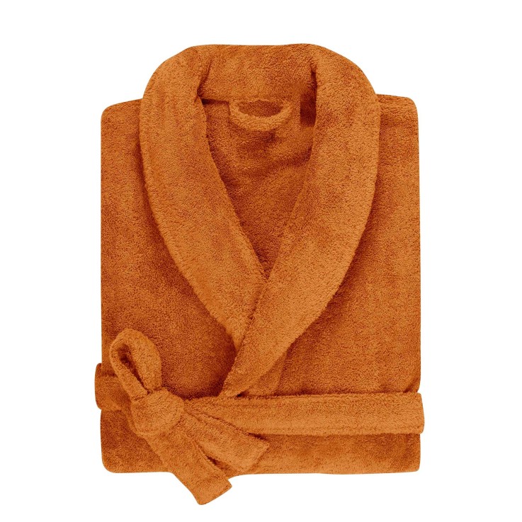 Peignoir mixte col châle Douceur Nature Coton Bio