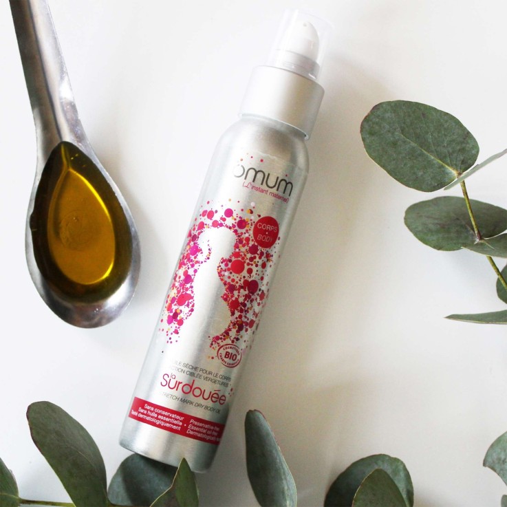 Huile sèche pour le corps action ciblée vergetures La Surdouée (100 ml) Bio