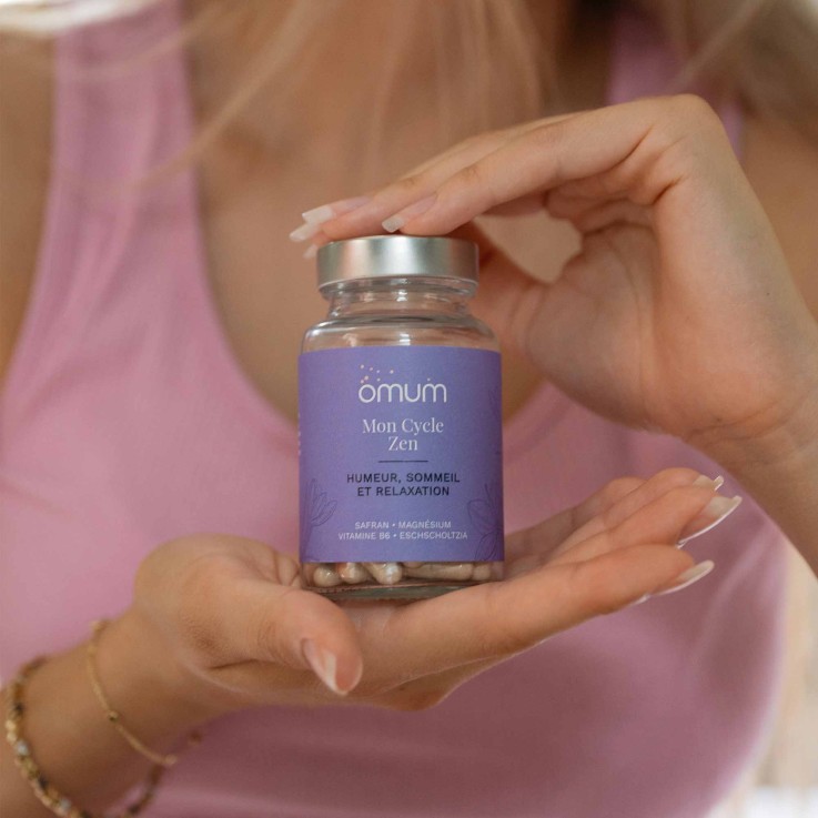 Complément alimentaire Sommeil, Humeur et Relaxation Mon Cycle Zen (60 gélules) Vegan
