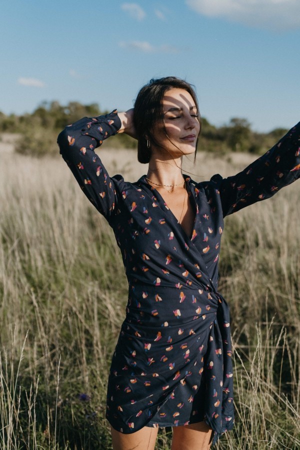 Robe Iris Matière upcyclée