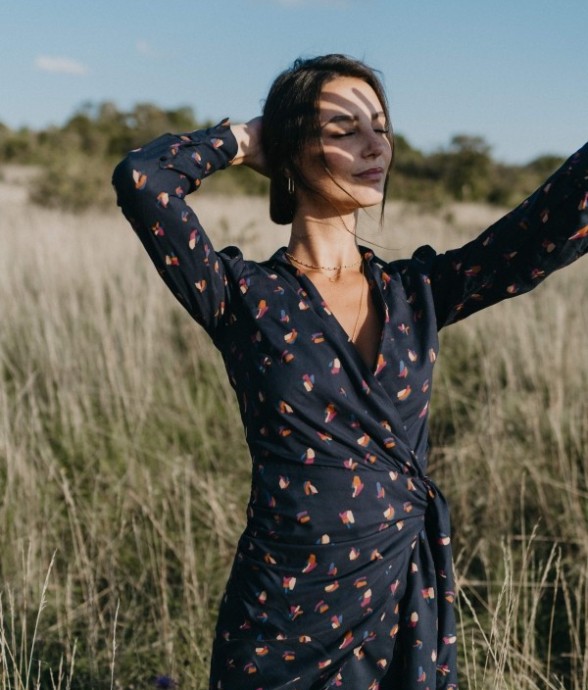 Robe Iris  Matière upcyclée