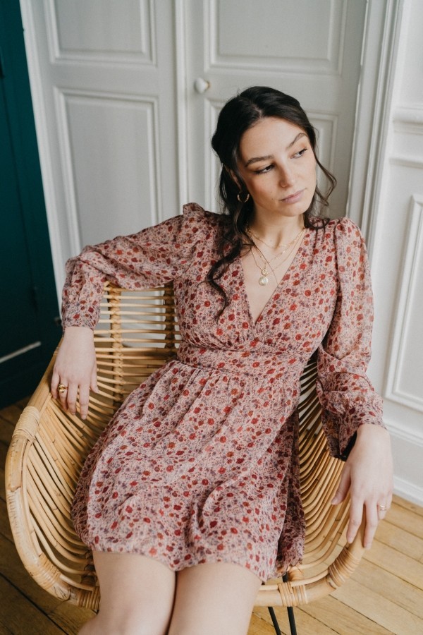Robe courte Suzie Matière upcyclée