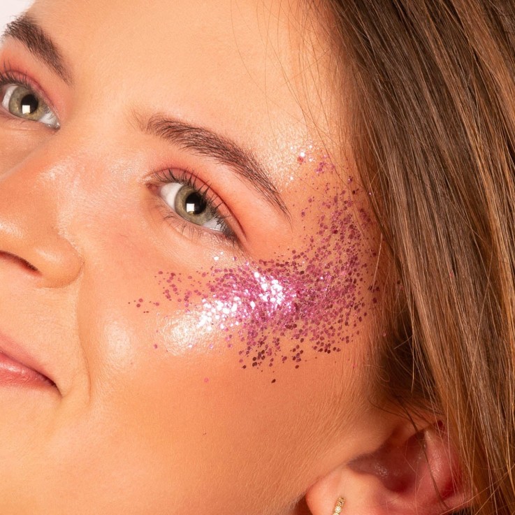 Paillettes visage d'origine naturelle