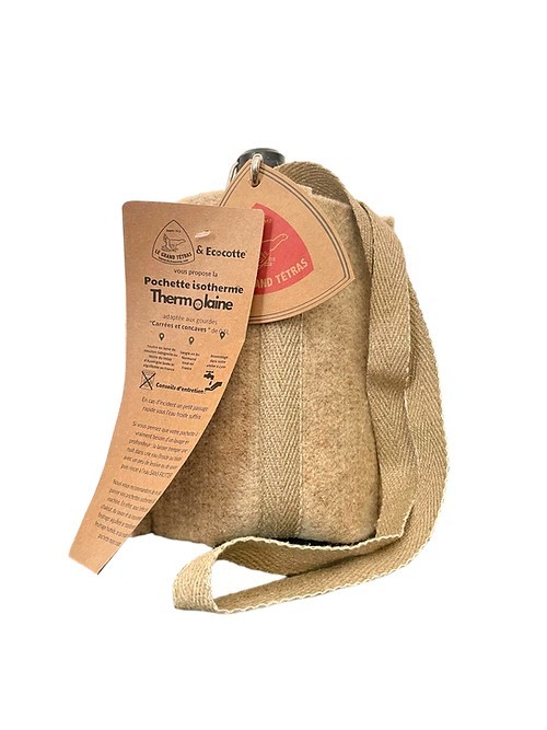 Sac Isotherme Gourdes biodégradable Beige