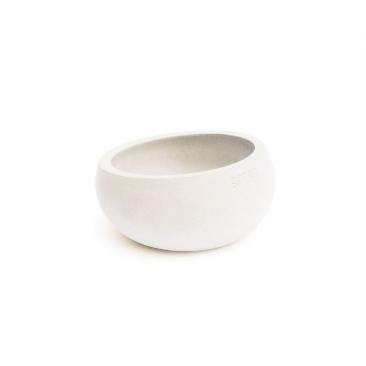 Lot de 3 photophores béton Brut