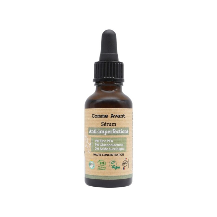Sérum Anti-imperfections & Anti-tâches Bio (30ml)