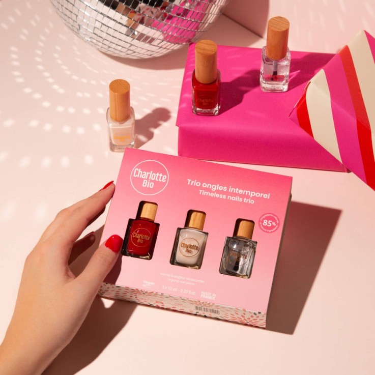 Coffret beauté Trio de vernis Vegan