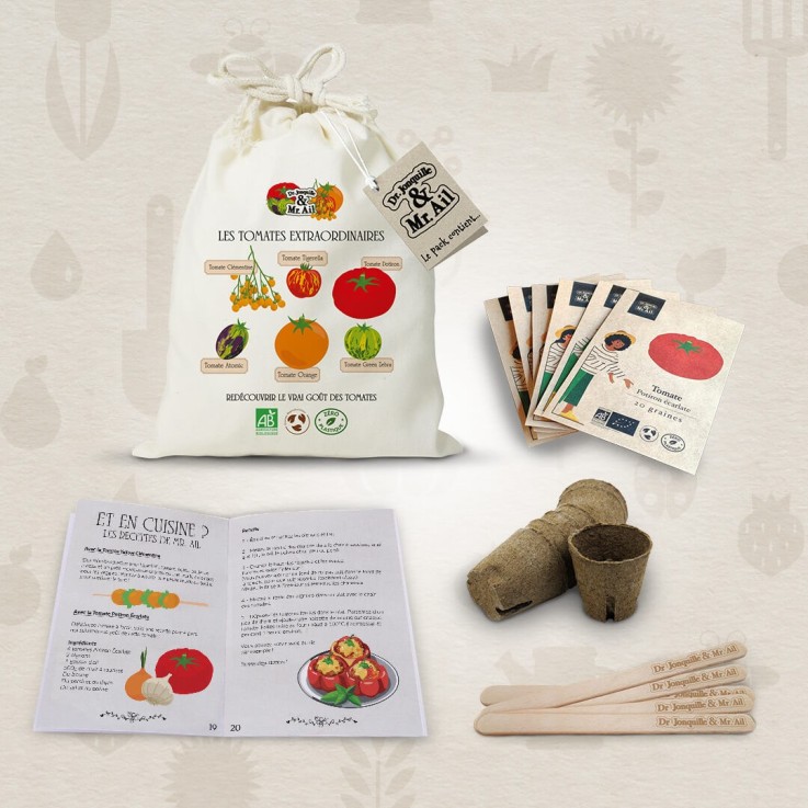 Kit de jardinage bio - Les tomates extraordinaires