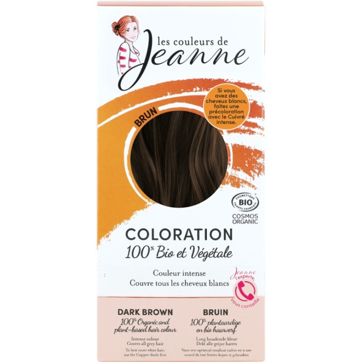 Coloration 100% Bio & Végétale - Brun