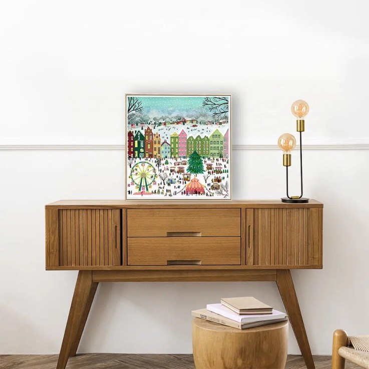 Puzzle Noël sur la Place - 1000 pièces