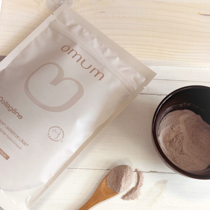 Complément alimentaire Mon Collagène Cacao Elasticité, Hydratation de la peau et Signes de l'âge (180 gr)