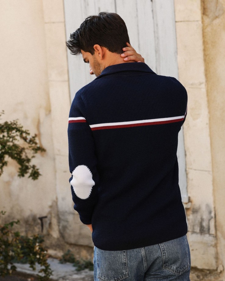 Pull Jean-Claude Tricoté Laine mérinos