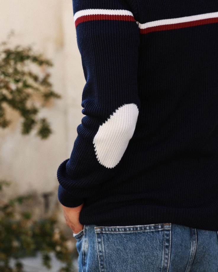 Pull Jean-Claude Tricoté Laine mérinos