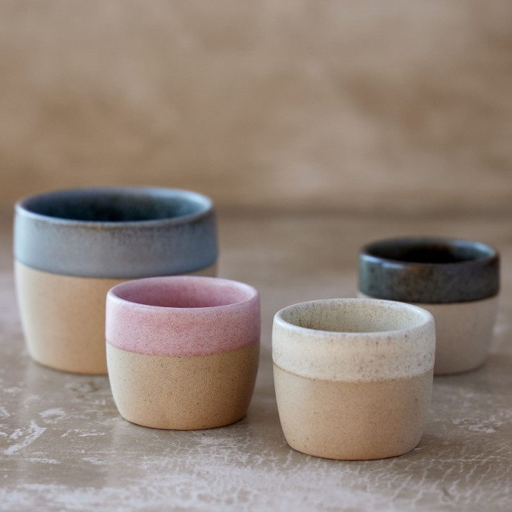 Boîte Gift 8 Tasses Espresso Arenito en grès