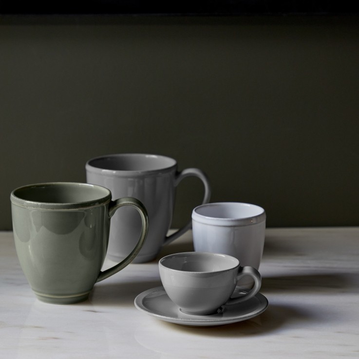 Tasse à Café et Soucoupe Friso en grès