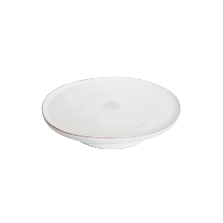 Assiette sur Pied Nova en grès