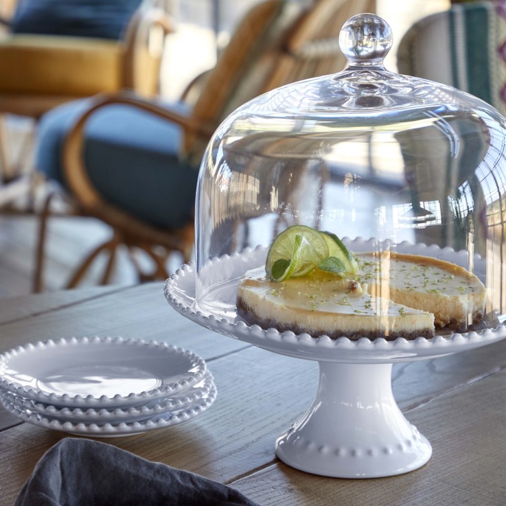 Assiette à Pain Pearl en grès