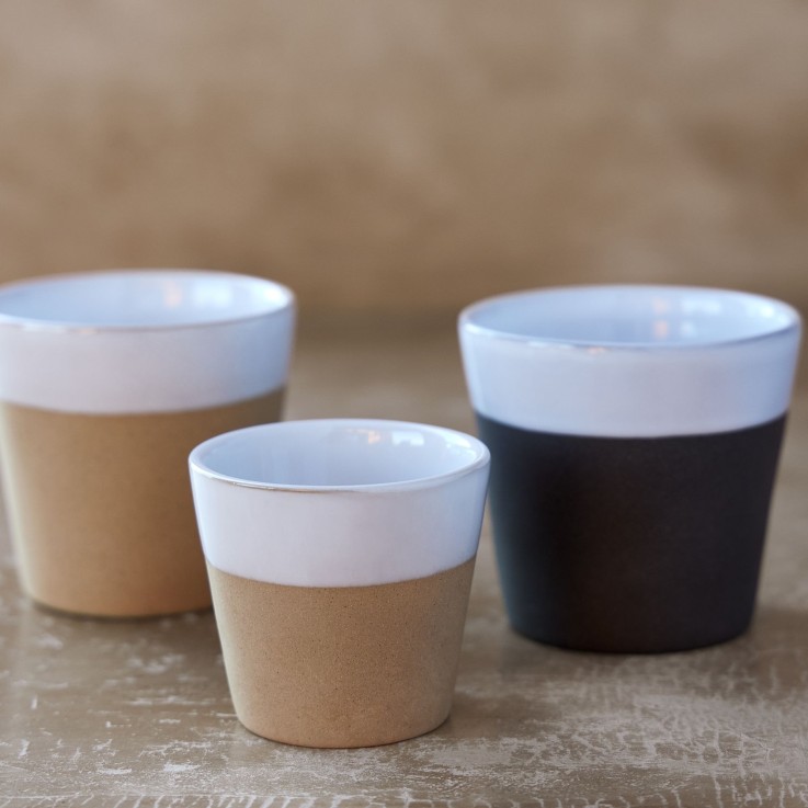 Boîte Gift 8 Tasses Lungo Grespresso Nature en grès