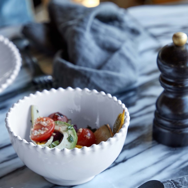 Bol à Fruits Pearl en grès