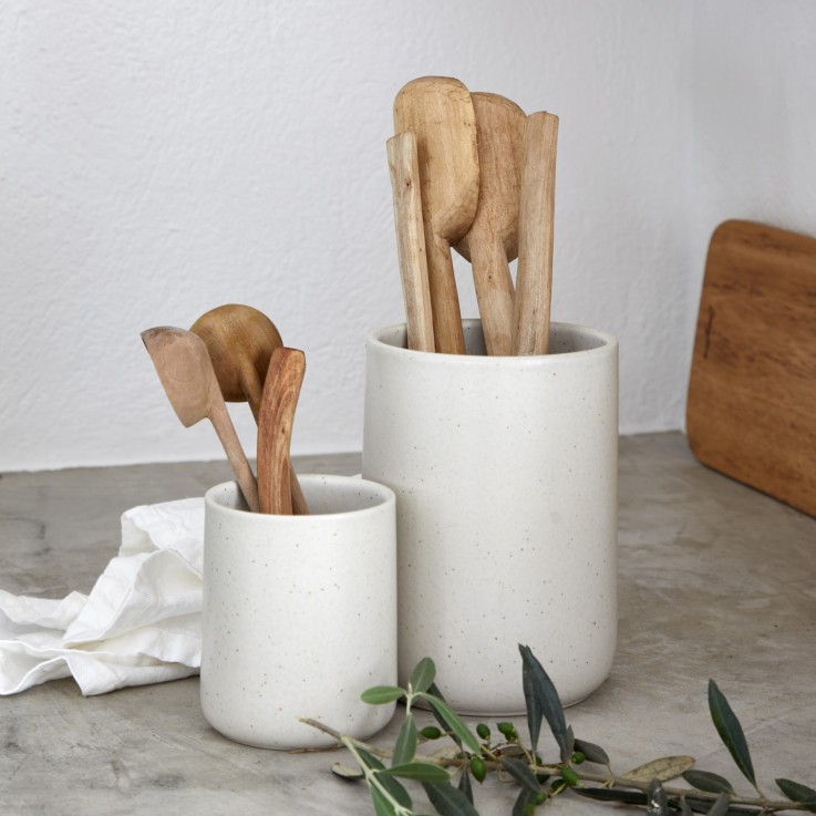 Porte-Ustensiles Pot Grand Pacifica by Casafina en grès