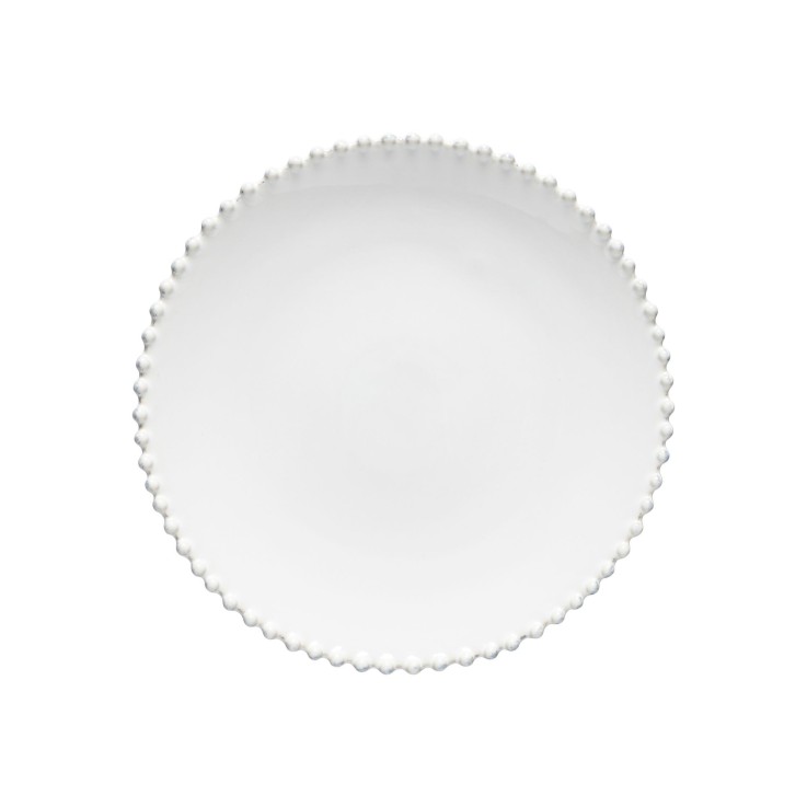 Assiette à Dîner Pearl en grès