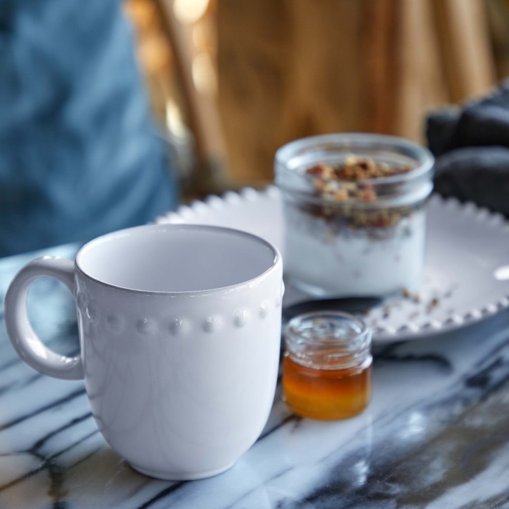 Set Table 30 Pièces avec Bol Pearl en grès