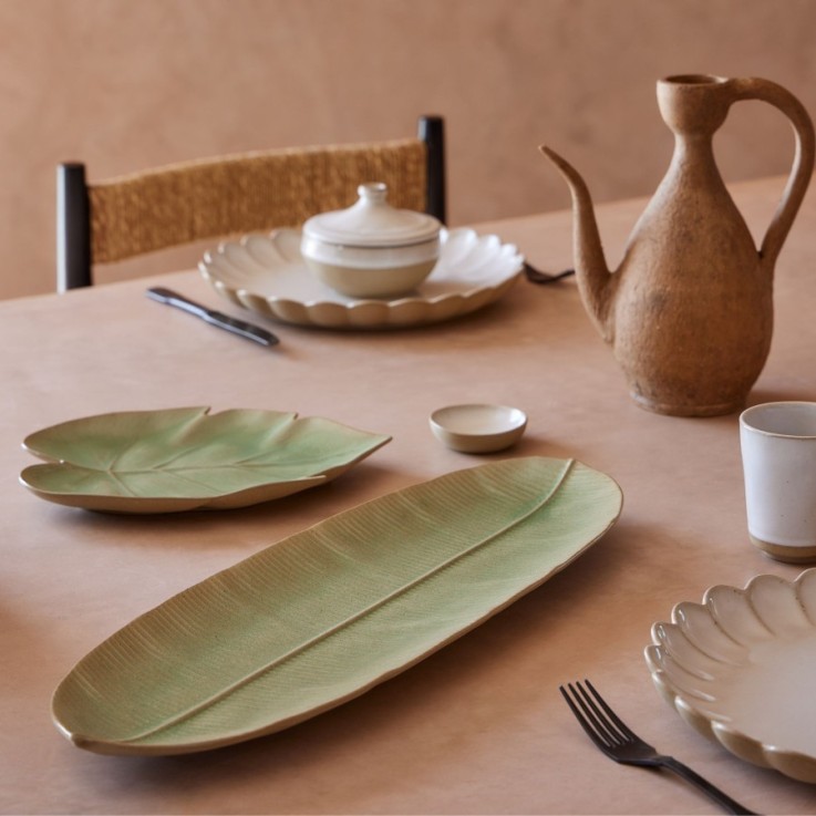 Feuille Monstera Marrakesh en grès