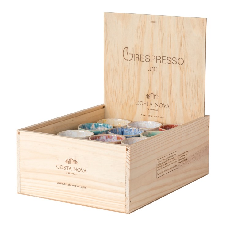Coffret cadeau 24 Tasses Lungo Grespresso